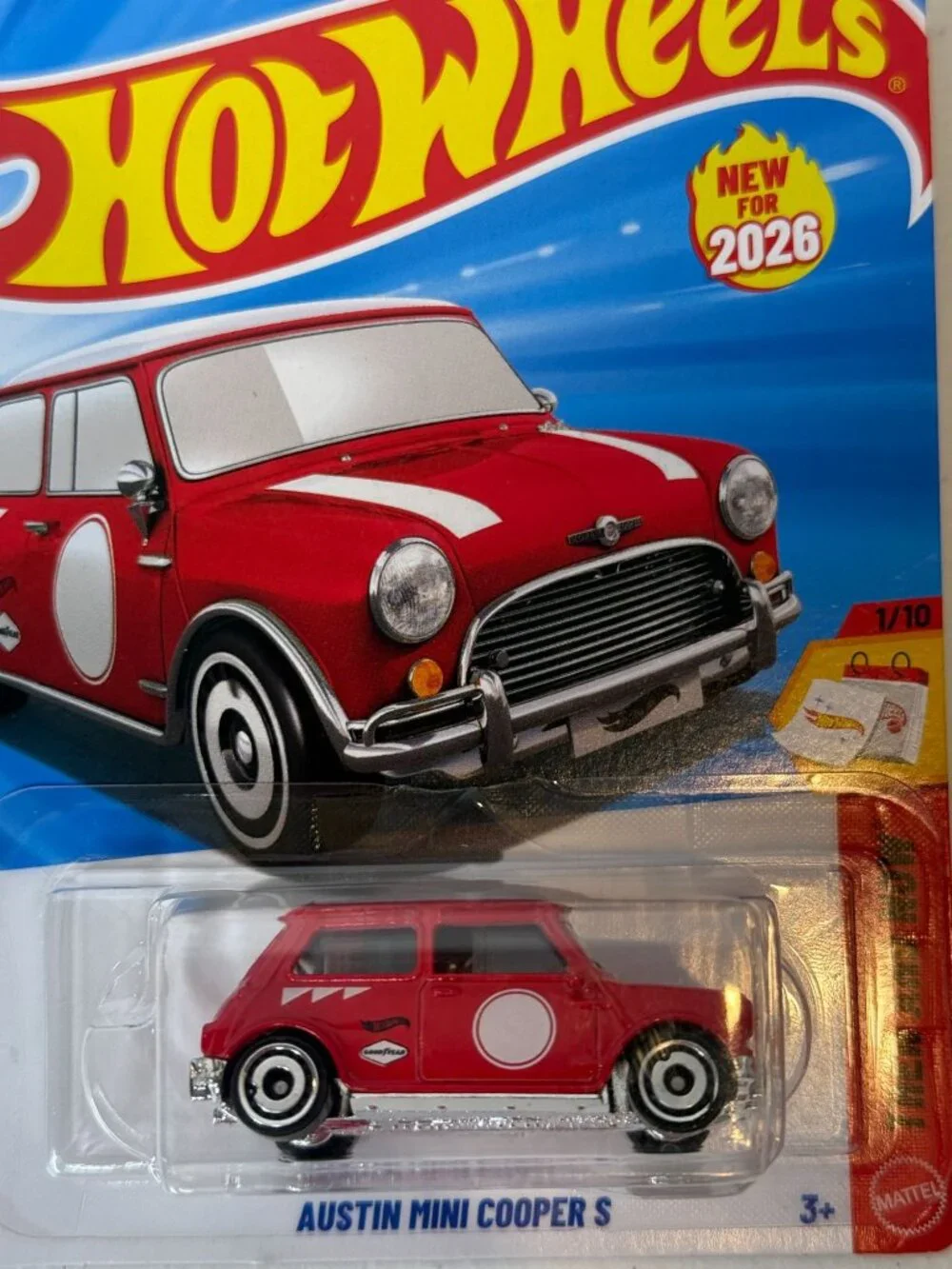 Hot Wheels Austin Mini Cooper S Red New for 2026 71/250